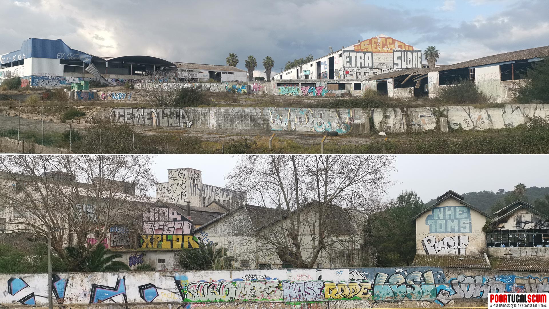 Abandoned industrial complexes in Portugal