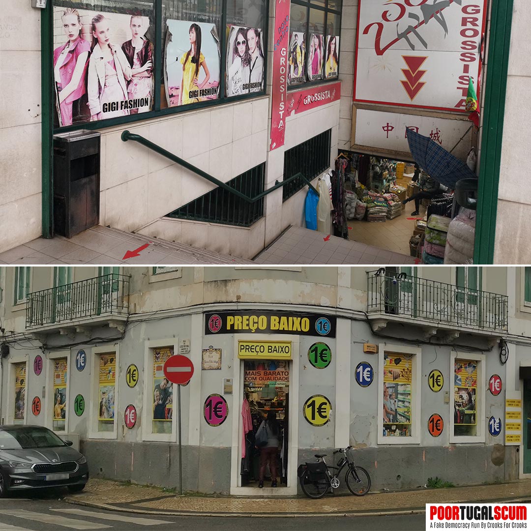Chinese stores in Portugal